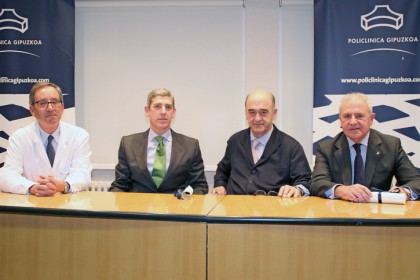 imagen de izq a desc: Dr.Joaquín Fuentes, Dr.Juan Zaballos, Dr. Ignacio Gallo y Dr. Ander Letamendía