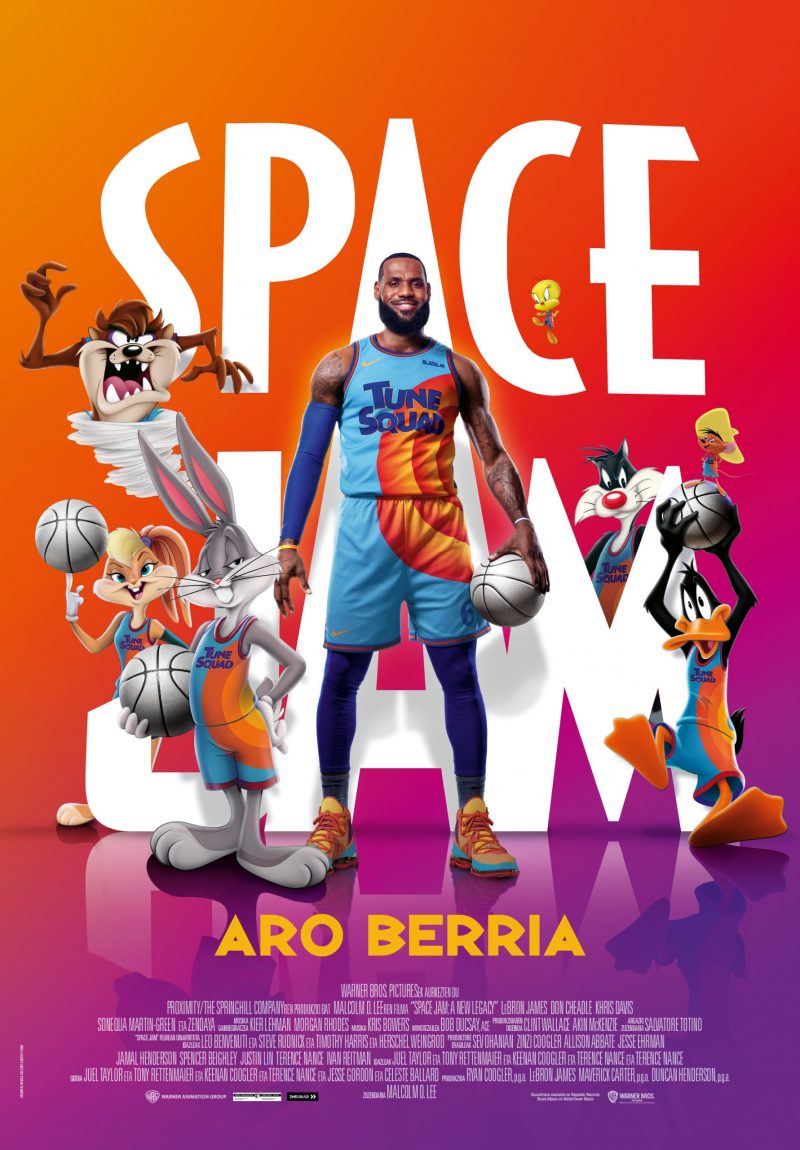 ‘Space Jam: Aro berria’ llega mañana a las salas de cine de la CAV dentro del programa Zinema Euskaraz